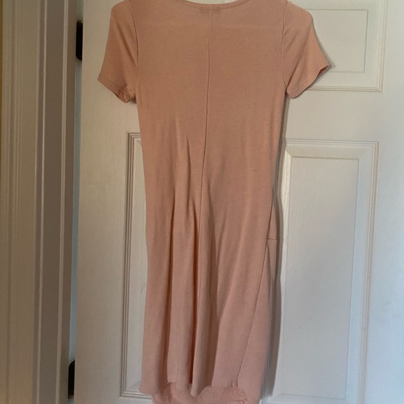 🌻 Short sleeve Pink t-shirt dress - Picture 2 of 2